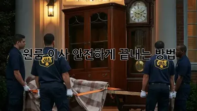원룸 이사, 안전하게 끝내는 방법!