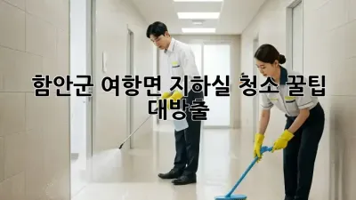 함안군 여항면 지하실 청소🧹 꿀팁 대방출! ✨
